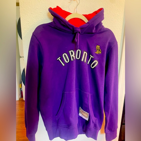 Unisex OVO Toronto Raptors Hoodie size Medium - Picture 1 of 3